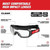 Vented Low-Profile Goggles - Clear Dual Coat Lens | MET48-73-2060
