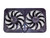 Jetstreme Platinum Series Low Profile Fan; 12 in. Dia.; Dual Fan; 26 in. W x 15 in. H; S-Blade;Reversible;225W;3100cfm;26.6 Amp Draw; Black; | MARMJS22K