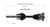 INFINITI, Nissan (2.4) CV Axle Assembly  - Front | GSPNCV53128