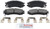 Blue Series Ceramic Front Brake Pad Set | BOSBE728H