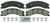 Blue Series Ceramic Brake Pad Set | BOSBE1565H