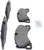 Blue Series Semi-Metallic Front Brake Pad Set | BOSBE1349