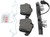 Blue Series Semi-Metallic Front Brake Pad Set | BOSBE1375H