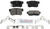 Blue Series Ceramic Rear Brake Pad Set | BOSBE1086H