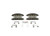 Blue Series Ceramic Front Brake Pad Set | BOSBE1791H