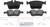 Blue Series Ceramic Rear Brake Pad Set | BOSBE1821H