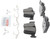 Blue Series Ceramic Rear Brake Pad Set | BOSBE1821H