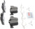 Blue Series Ceramic Rear Brake Pad Set | BOSBE1821H