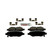 Blue Series Ceramic Rear Brake Pad Set | BOSBE1337H