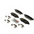 Blue Series Ceramic Rear Brake Pad Set | BOSBE1337H