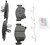 Blue Series Ceramic Front Brake Pad Set | BOSBE1568H