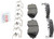 Blue Series Ceramic Front Brake Pad Set | BOSBE1035H