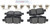 Blue Series Ceramic Rear Brake Pad Set | BOSBE865H