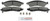 Blue Series Semi-Metallic Front Brake Pad Set | BOSBE412H