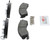Blue Series Semi-Metallic Front Brake Pad Set | BOSBE412H