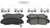 Blue Series Ceramic Front Brake Pad Set | BOSBE1608H