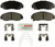 Blue Series Ceramic Front Brake Pad Set | BOSBE1608H
