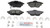 Blue Series Ceramic Rear Brake Pad Set | BOSBE2306H