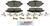 Blue Series Ceramic Rear Brake Pad Set | BOSBE2116H