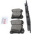 Blue Series Ceramic Front Brake Pad Set | BOSBE1282
