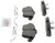 Blue Series Ceramic Front Brake Pad Set | BOSBE1306H