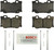 Blue Series Ceramic Rear Brake Pad Set | BOSBE1347H