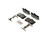 Blue Series Semi-Metallic Front Brake Pad Set | BOSBE1118H