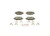 Blue Series Ceramic Rear Brake Pad Set | BOSBE2501H