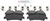 Blue Series Ceramic Rear Brake Pad Set | BOSBE1806H