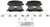 Blue Series Ceramic Rear Brake Pad Set | BOSBE1806H