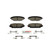 Blue Series Ceramic Front Brake Pad Set | BOSBE1728H