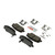 Blue Series Ceramic Rear Brake Pad Set | BOSBE1816H