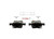 Blue Series Ceramic Rear Brake Pad Set | BOSBE2102H