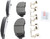 Blue Series Ceramic Front Brake Pad Set | BOSBE1039H