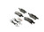 Blue Series Semi-Metallic Front Brake Pad Set | BOSBE1904AH