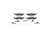 Blue Series Semi-Metallic Rear Brake Pad Set | BOSBE1046H