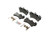 Blue Series Semi-Metallic Front Brake Pad Set | BOSBE1014H