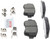 Blue Series Ceramic Front Brake Pad Set | BOSBE476H