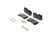 Blue Series Ceramic Front Brake Pad Set | BOSBE1119H
