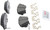 Blue Series Ceramic Front Brake Pad Set | BOSBE1543H