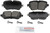 Blue Series Ceramic Rear Brake Pad Set | BOSBE1895H