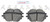 Blue Series Ceramic Rear Brake Pad Set | BOSBE2271H