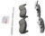 Blue Series Ceramic Rear Brake Pad Set | BOSBE932H