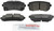 Blue Series Ceramic Rear Brake Pad Set | BOSBE1398