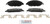 Blue Series Ceramic Front Brake Pad Set | BOSBE1649H