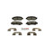Blue Series Ceramic Front Brake Pad Set | BOSBE1852H