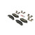 Blue Series Ceramic Front Brake Pad Set | BOSBE1852H