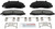 Blue Series Ceramic Front Brake Pad Set | BOSBE679H