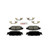 Blue Series Ceramic Rear Brake Pad Set | BOSBE1707H