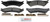 Blue Series Semi-Metallic Rear Brake Pad Set | BOSBE802H